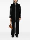 michael kors - Short Mixed-Media coat with pockets - 3