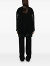 michael kors - Short Mixed-Media coat with pockets - 4