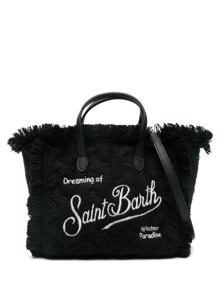 MC2 SAINT BARTH MINI VANITY HANDBAG WITH FRINGES 