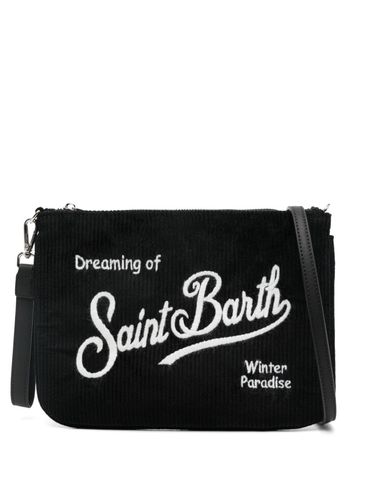 MC2 SAINT BARTH - Black ribbed Parisienne shoulder bag