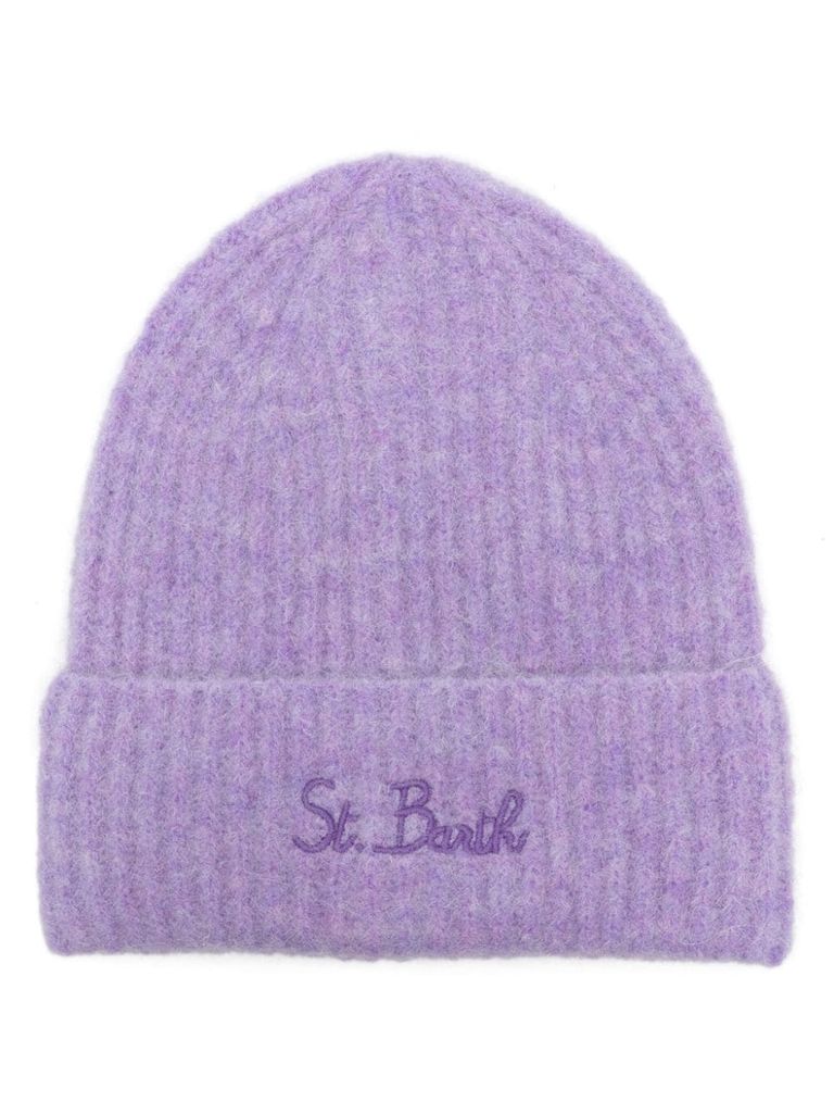 Mc2 Saint Barth Moss Beanie In Purple