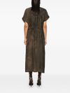 uma wang - Maxi dress with jacquard pattern - 2