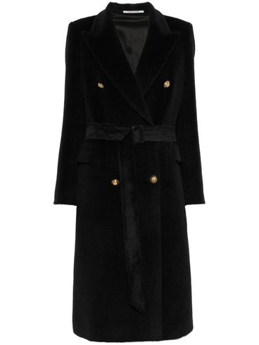 TAGLIATORE - Double-breasted Jole wool coat with belt