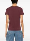 pinko - T-shirt Bussolotto bordeaux con stampa - 2