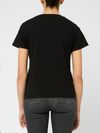 pinko - T-shirt Basico in cotone nero con ricamo logo - 3