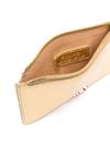 pinko - Portafoglio Flat mini in pelle oro - 2