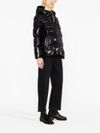 pinko - Black quilted short Eleodoro puffer jacket - 3