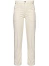 pinko - White cotton Cloe pants