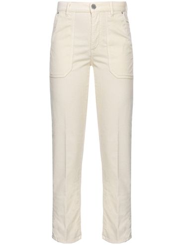 PINKO - White cotton Cloe pants