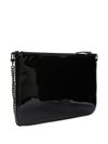 pinko - Flat Classic black clutch with logo - 1