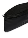 pinko - Flat Classic black clutch with logo - 3