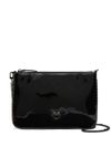 pinko - Flat Classic black clutch with logo