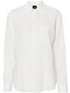 pinko - Camicia Corea bianco con tasca