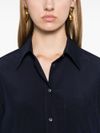 pinko - Camicia Corea blu con tasca - 3