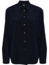 pinko - Camicia Corea blu con tasca