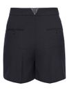 pinko - Grey wool Singapore shorts - 1