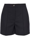 pinko - Grey wool Singapore shorts