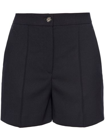 PINKO - Grey wool Singapore shorts