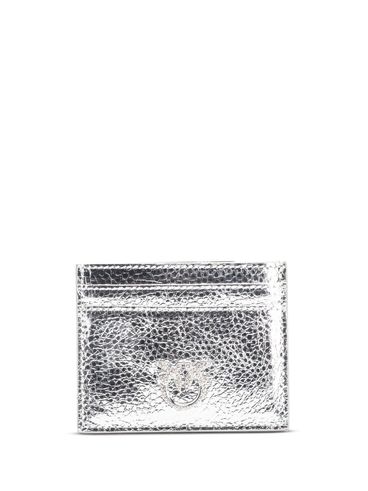 PINKO - Silver leather Card Holder