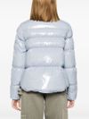 pinko - Light blue flared short Mirco puffer jacket - 4