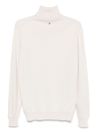 dondup - Maglia in cashmere e seta a collo alto - 5