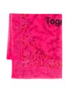 faliero sarti - Together scarf with print - 2