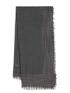 faliero sarti - Wool and cashmere Leonor scarf - 4