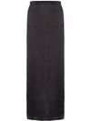 pinko - Black Grolla long skirt with slit