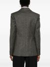 pinko - Gray single-breasted Ruota blazer - 4