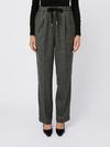 pinko - Soft gray wool blend Rivista pants - 2