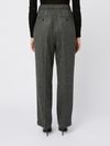 pinko - Soft gray wool blend Rivista pants - 3