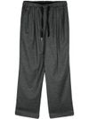 pinko - Soft gray wool blend Rivista pants - 5