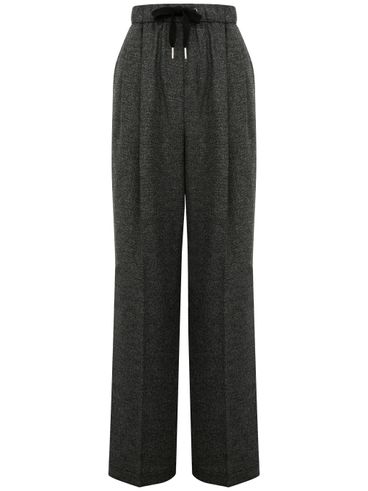 PINKO - Soft gray wool blend Rivista pants