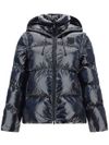 pinko - Short glossy black Indice down jacket