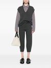 pinko - Gray wool and cashmere Disciplinare vest - 5