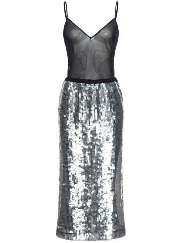 PINKO - Midi Gazebo dress with sequins