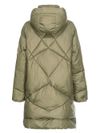 pinko - Long quilted Ink down jacket with zipper - 1