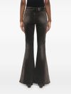 pinko - Filippa brown flared jeans - 4