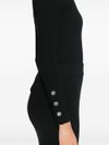 pinko - Black ribbed wool Rabbocco sweater - 8