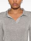 pinko - Gray Kooser polo with rhinestones - 1