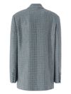 pinko - Blazer Deledda grigio con strass doppiopetto - 1