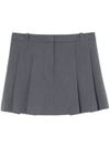 pinko - Gray pleated Giudici miniskirt