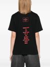 pinko - Black cotton Pazzesco t-shirt with text - 2