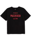 pinko - Black cotton Pazzesco t-shirt with text