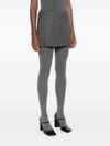 pinko - Gray wool Grass miniskirt - 3