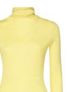 pinko - Yellow high-neck Sacro sweater in wool and silk - 1