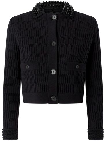 PINKO - Black Masquerade jacket with pockets