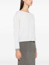 pinko - White wool and cashmere Europeo sweater - 4