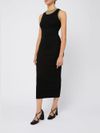 msgm - Long ribbed cotton dress - 6