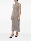 d exterior - Lurex striped maxi dress - 6